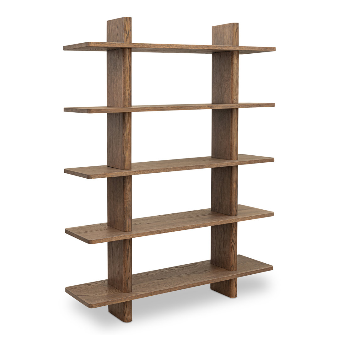 Andre Large Bookcase Dark Brown